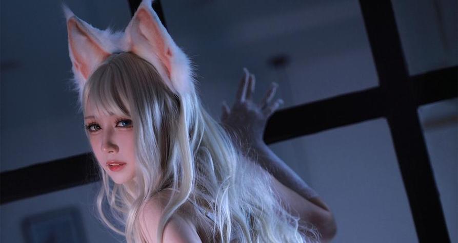 炫酷黑白御猫靡烟旗袍，cosplay必备图片